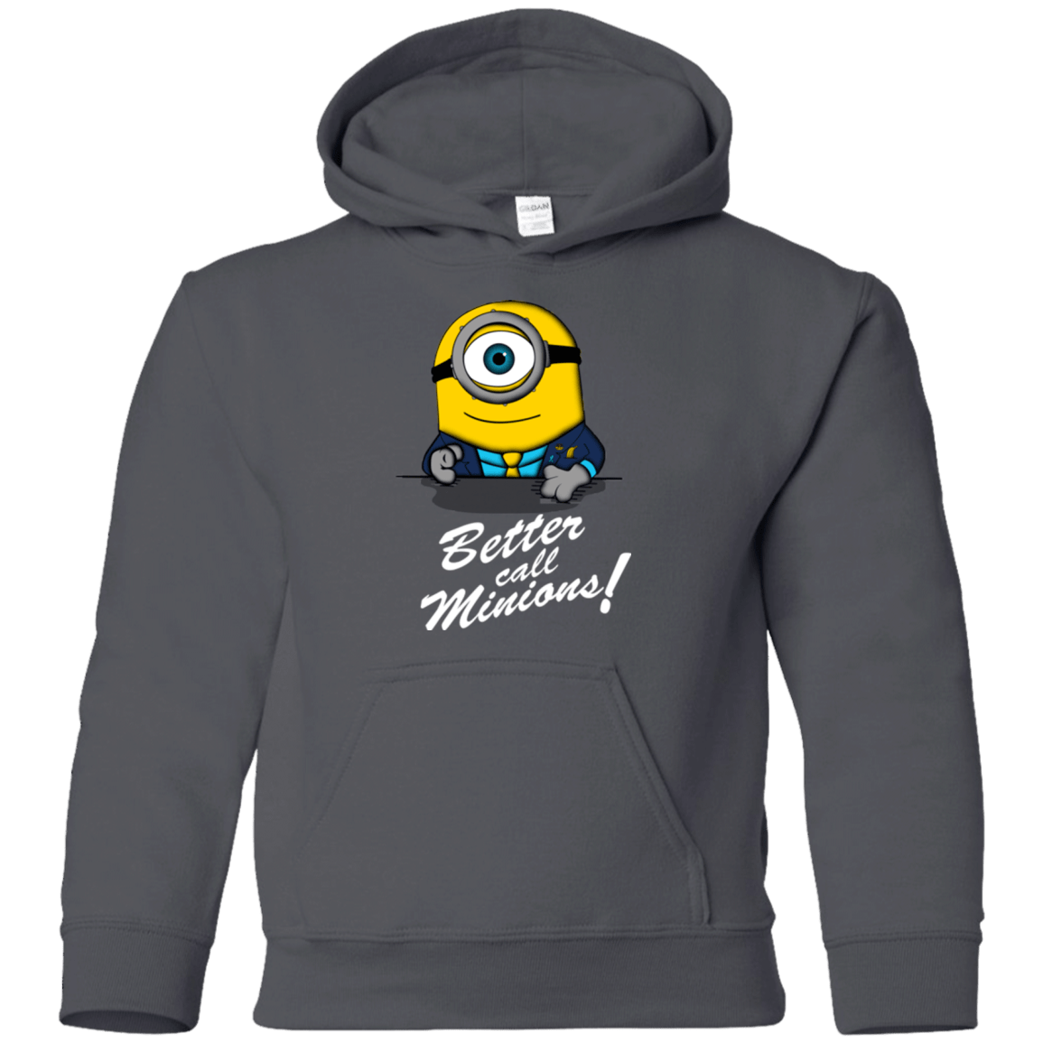 Sweatshirts Charcoal / YS Better Call Minons Youth Hoodie