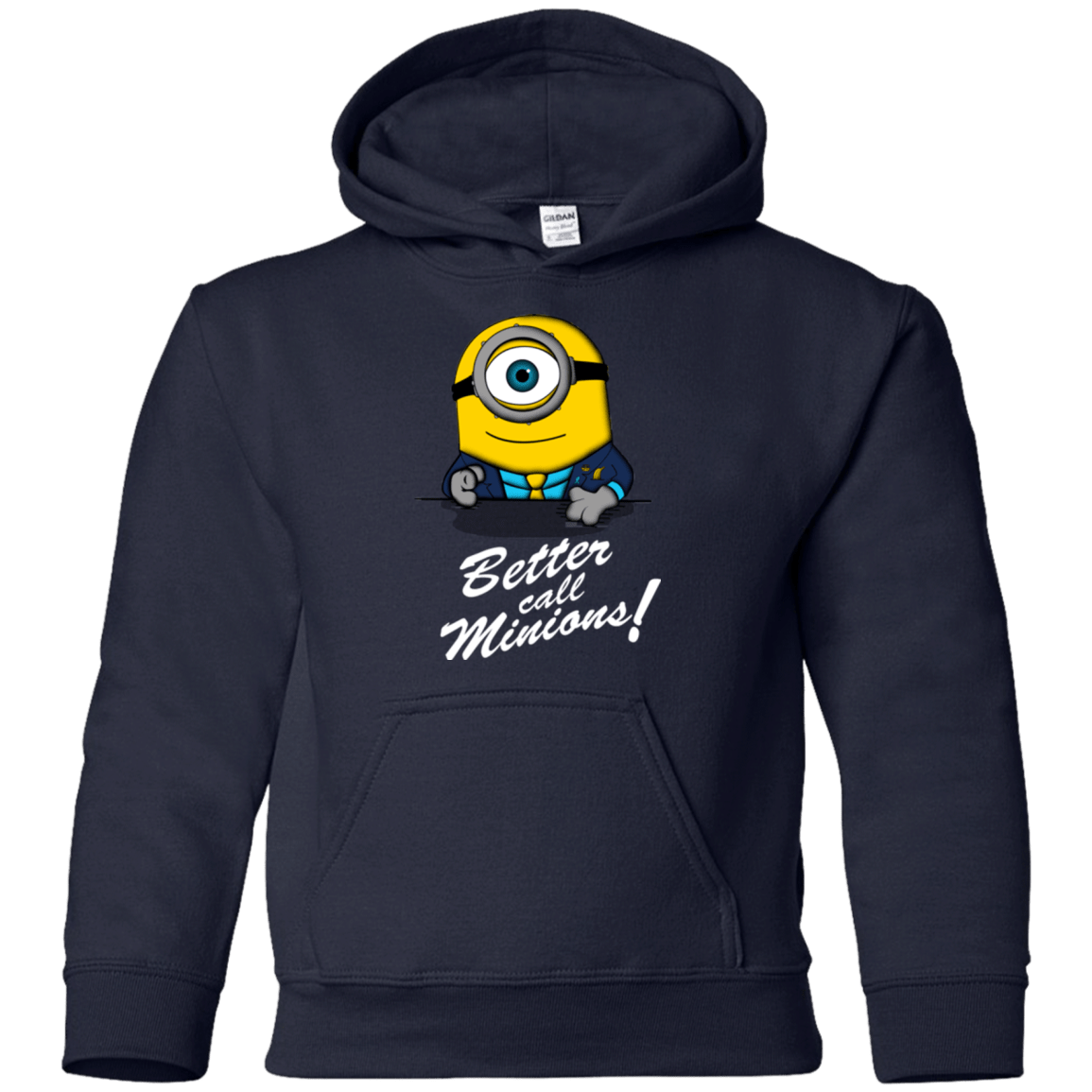 Sweatshirts Navy / YS Better Call Minons Youth Hoodie