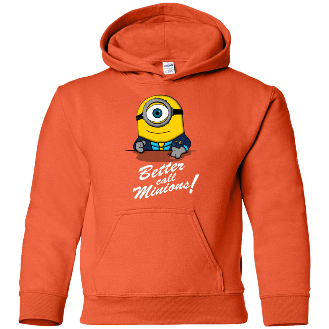 Sweatshirts Orange / YS Better Call Minons Youth Hoodie
