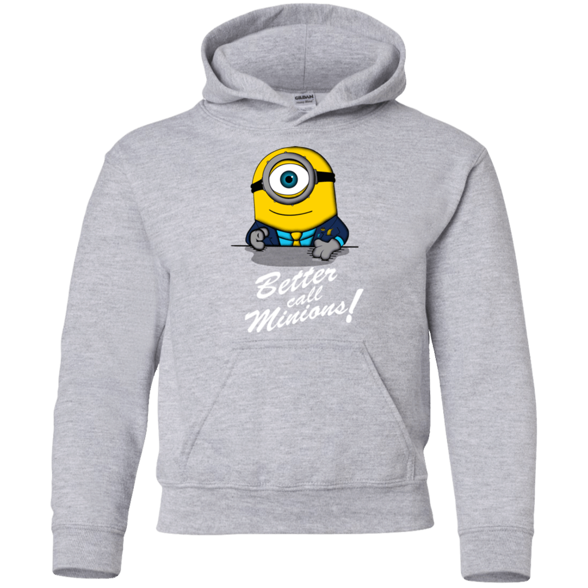 Sweatshirts Sport Grey / YS Better Call Minons Youth Hoodie