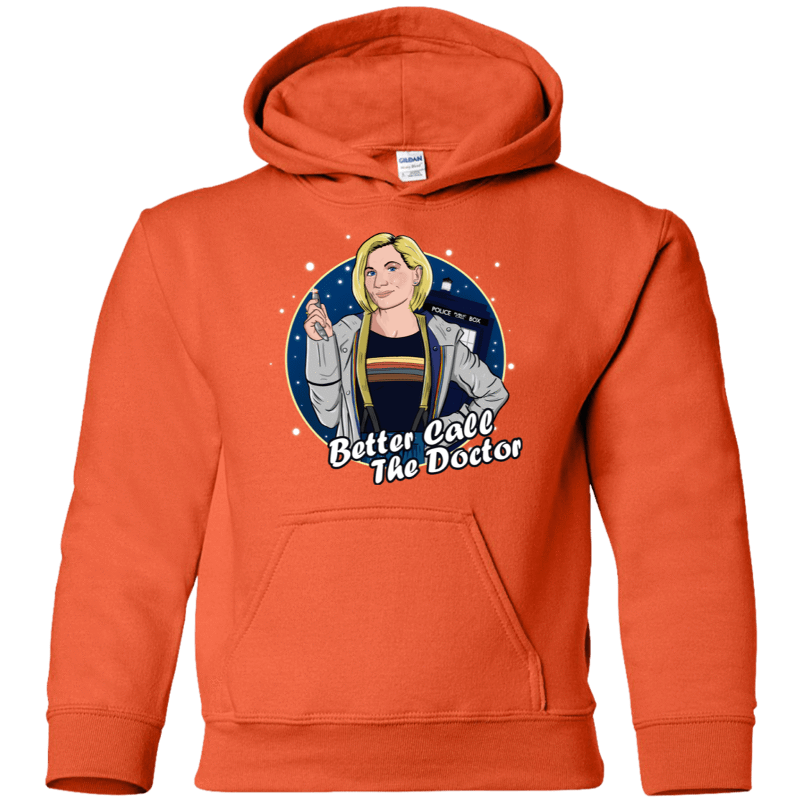 Sweatshirts Orange / YS Better Call the Doctor Youth Hoodie