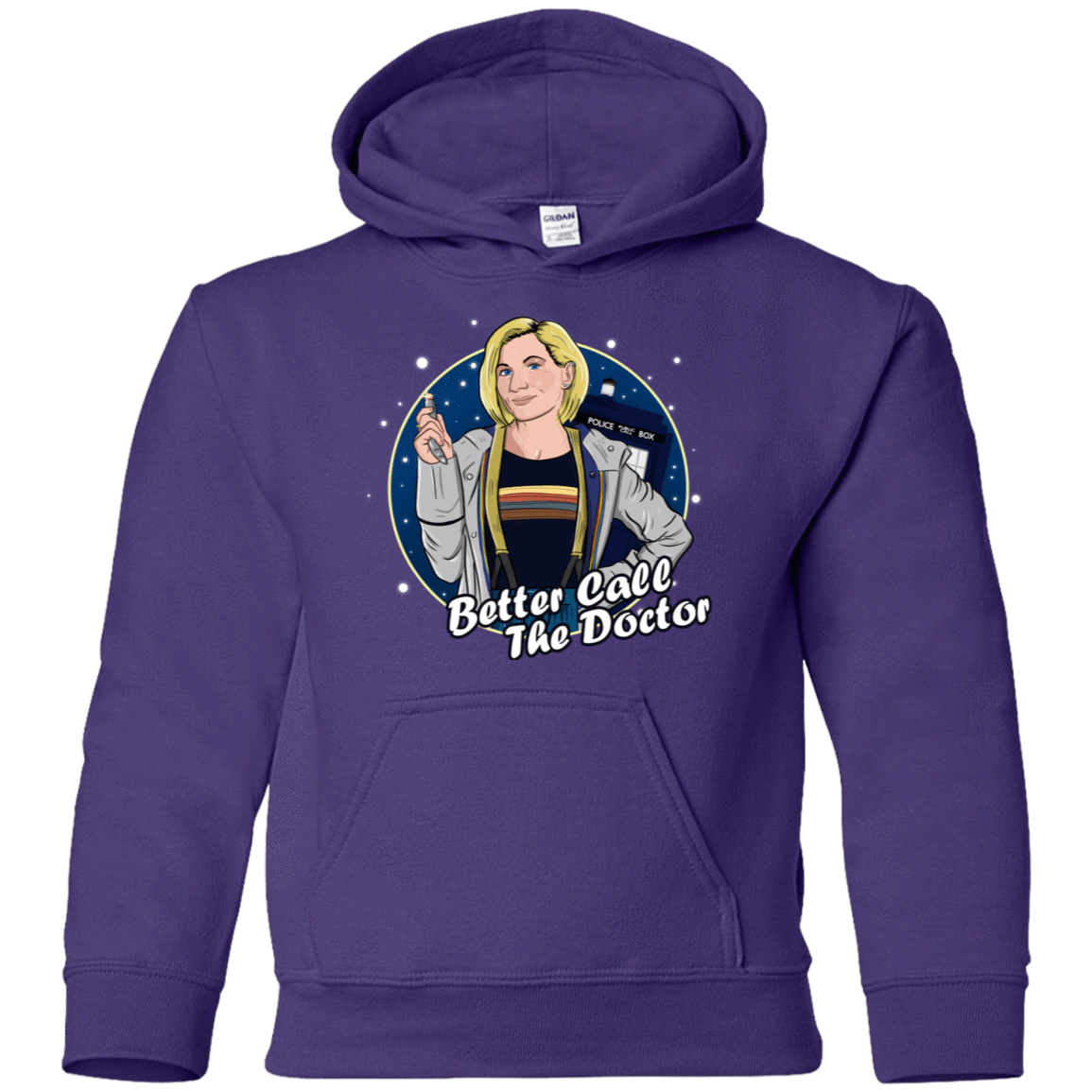 Sweatshirts Purple / YS Better Call the Doctor Youth Hoodie