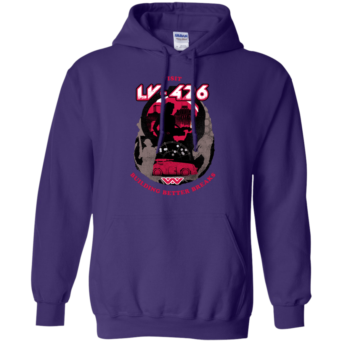 Sweatshirts Purple / S Better Worlds Pullover Hoodie
