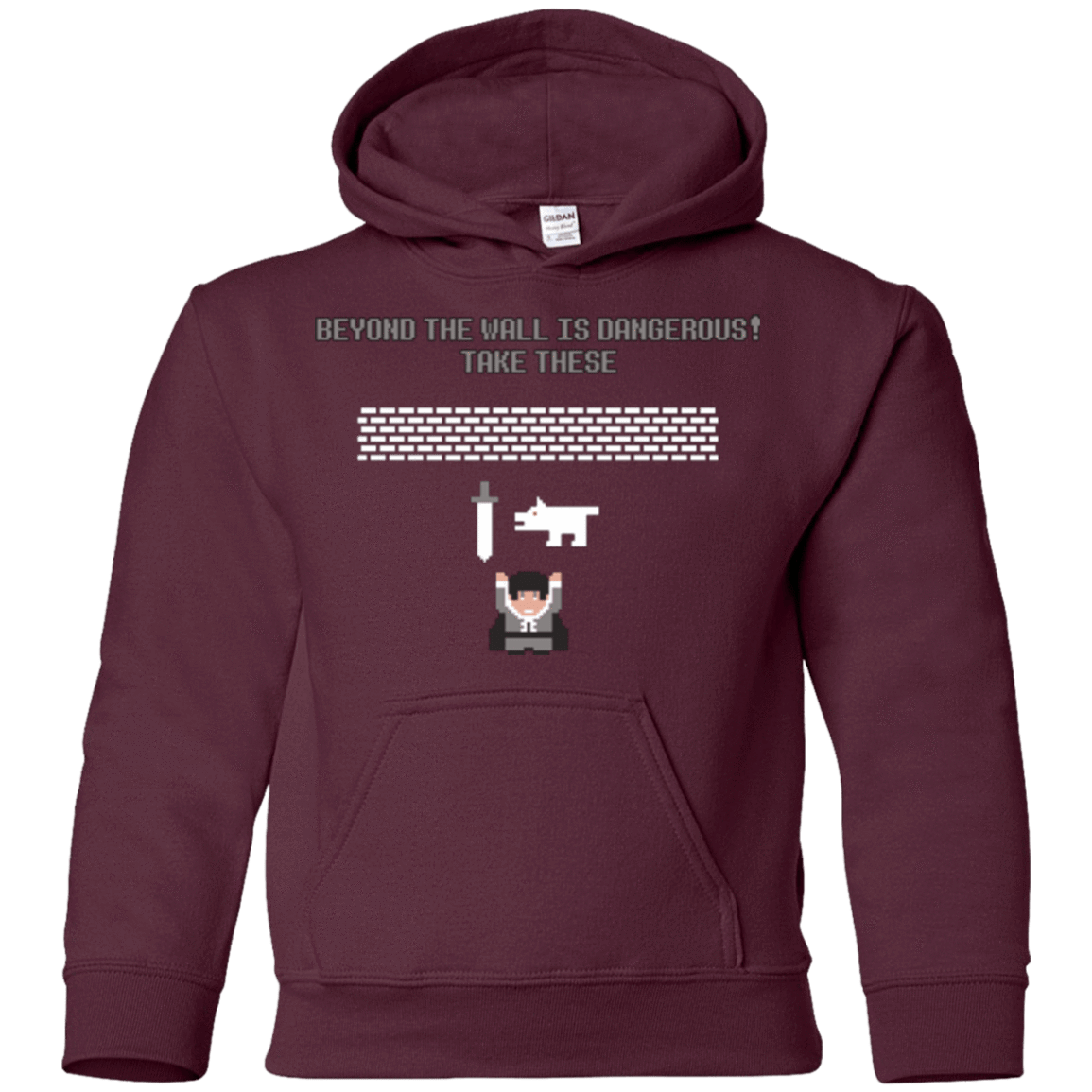 Sweatshirts Maroon / YS Beyond the Wall Youth Hoodie