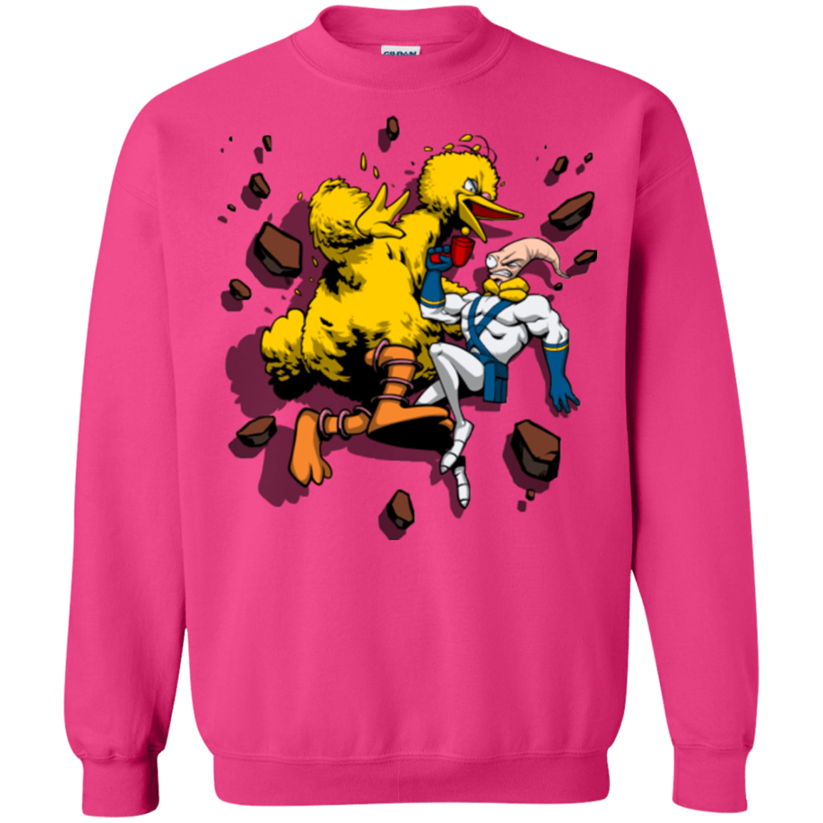 Sweatshirts Heliconia / Small Big Bird and Worm Crewneck Sweatshirt