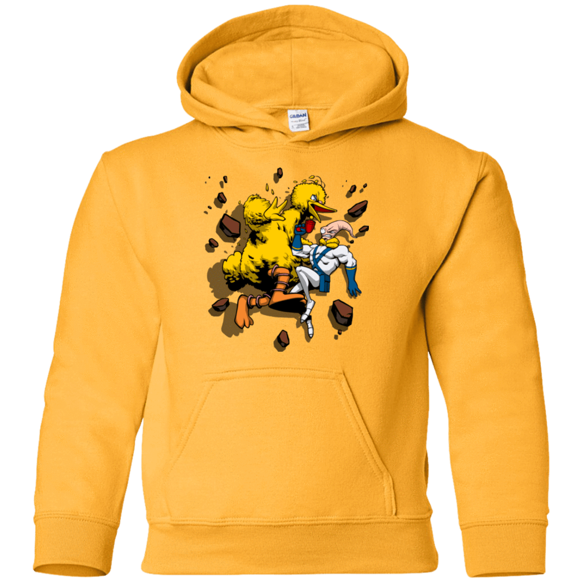 Sweatshirts Gold / YS Big Bird and Worm Youth Hoodie