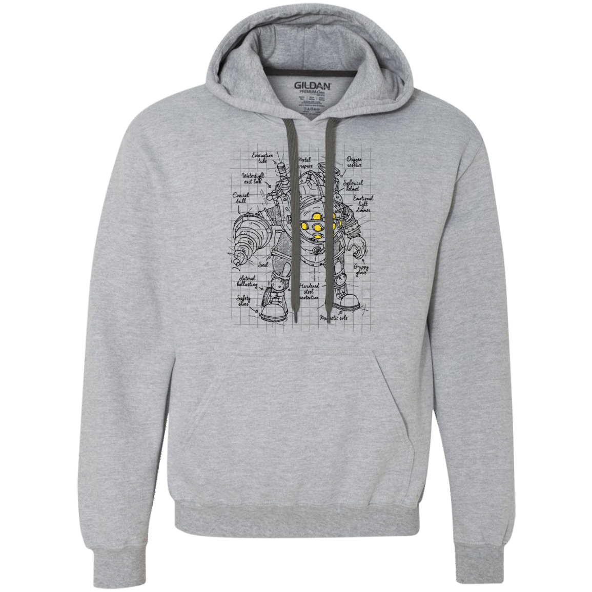 Sweatshirts Sport Grey / S Big Daddy Plan Premium Fleece Hoodie
