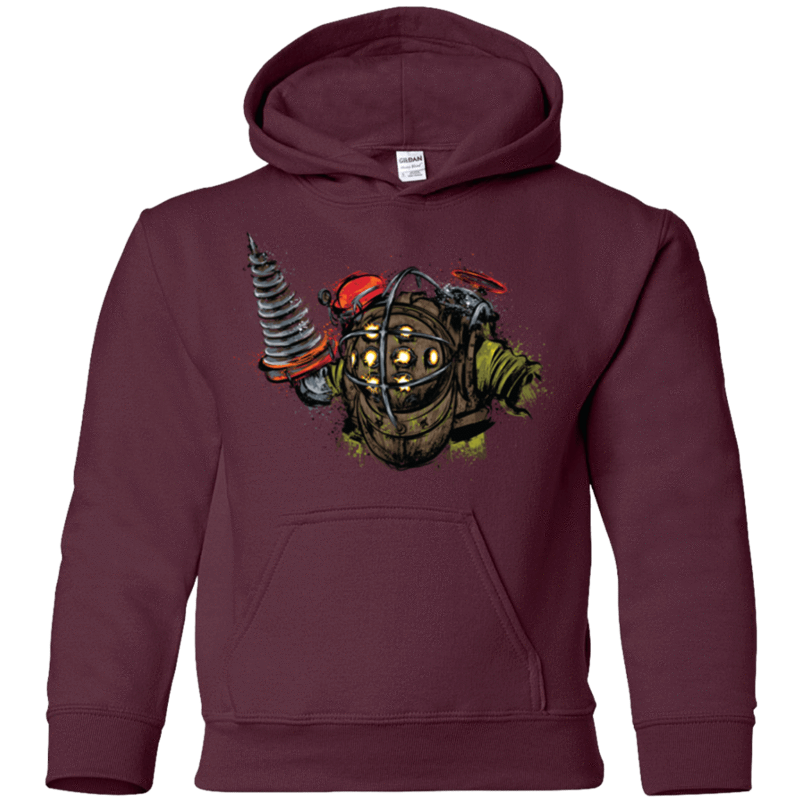 Sweatshirts Maroon / YS Big Daddy Youth Hoodie