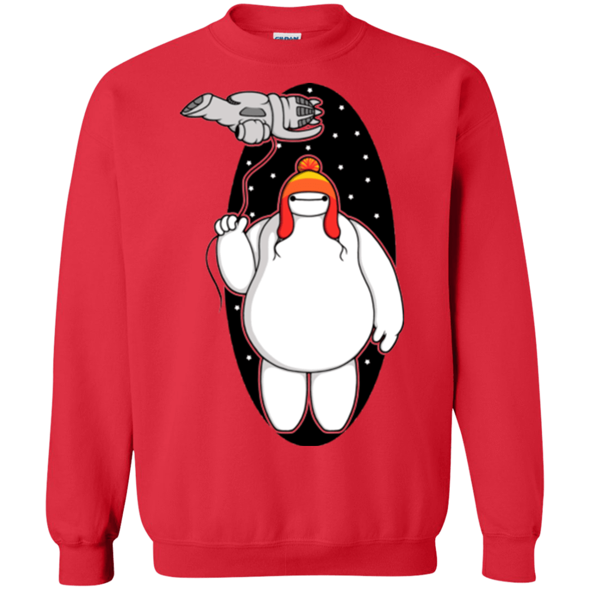Sweatshirts Red / Small Big Damn Hero 6 Crewneck Sweatshirt