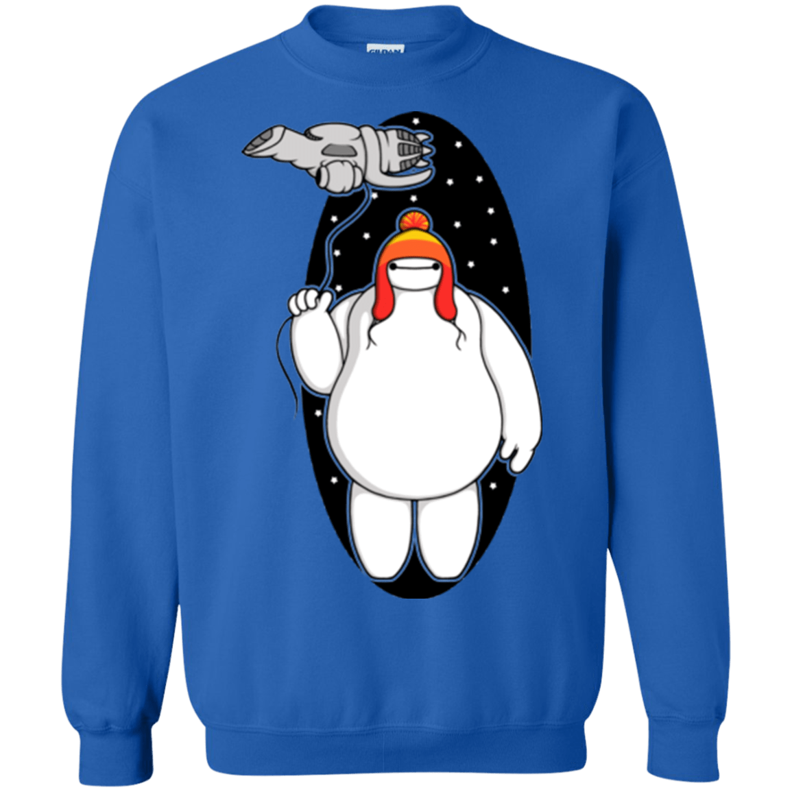 Sweatshirts Royal / Small Big Damn Hero 6 Crewneck Sweatshirt