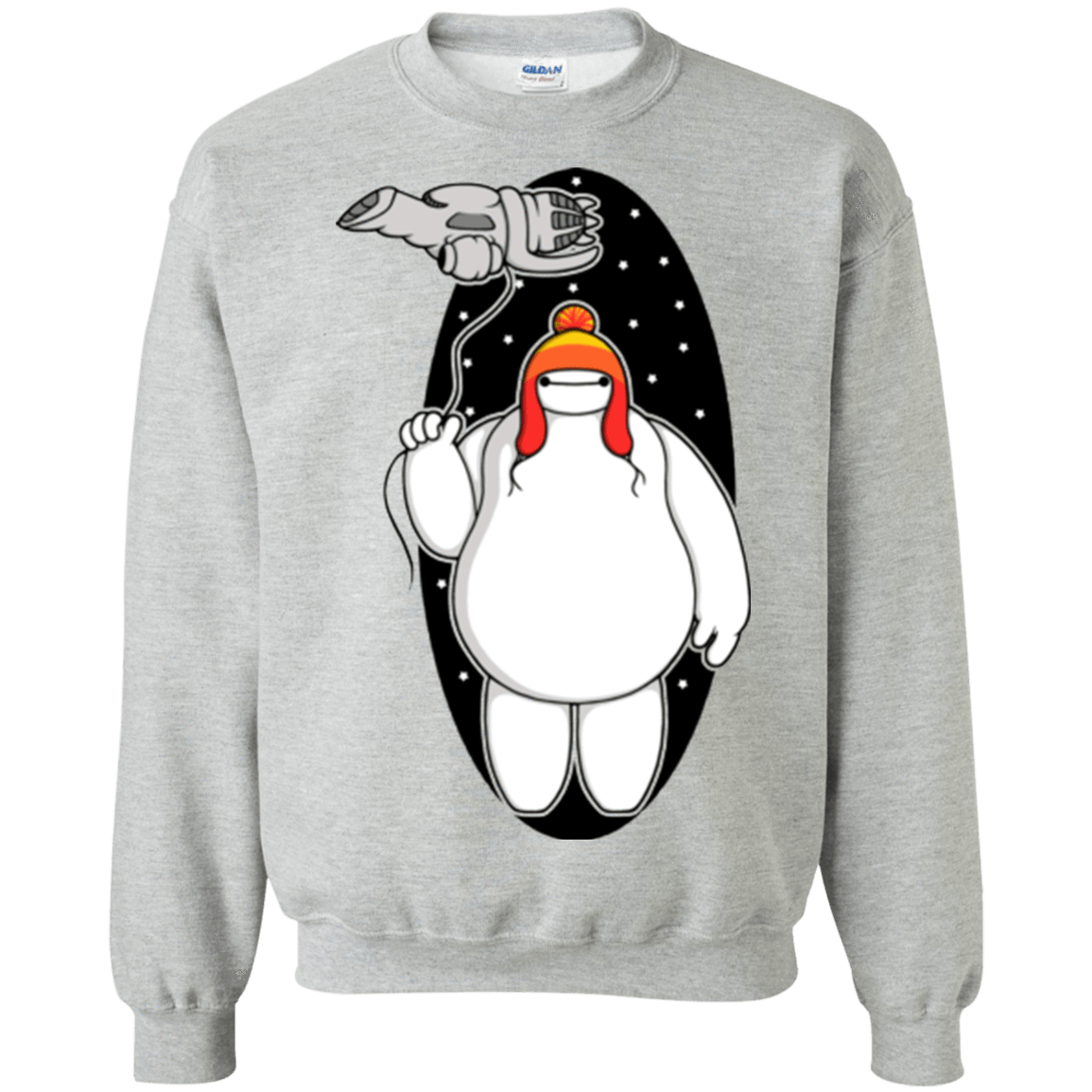 Sweatshirts Sport Grey / Small Big Damn Hero 6 Crewneck Sweatshirt