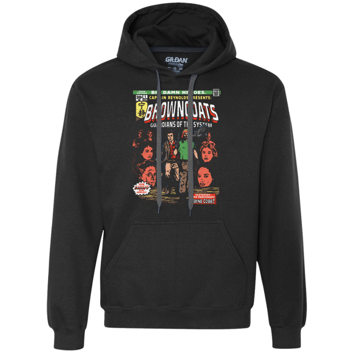 Sweatshirts Black / Small Big Damn Heroes Premium Fleece Hoodie