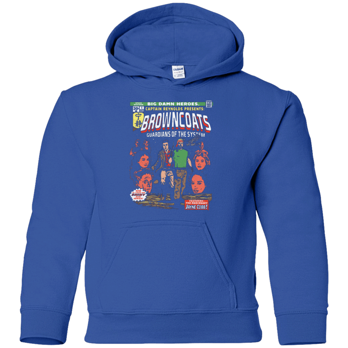 Sweatshirts Royal / YS Big Damn Heroes Youth Hoodie