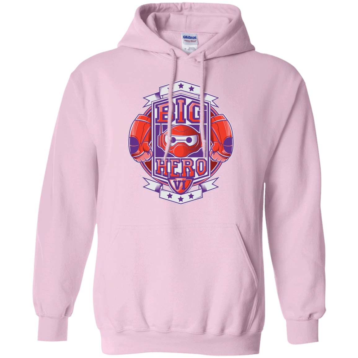 Sweatshirts Light Pink / Small BIG HERO VI BOXING Pullover Hoodie