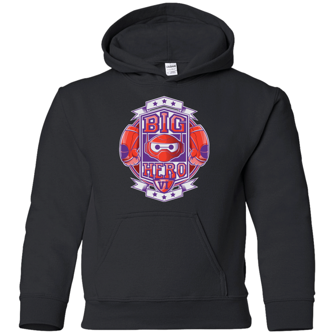 Sweatshirts Black / YS BIG HERO VI BOXING Youth Hoodie