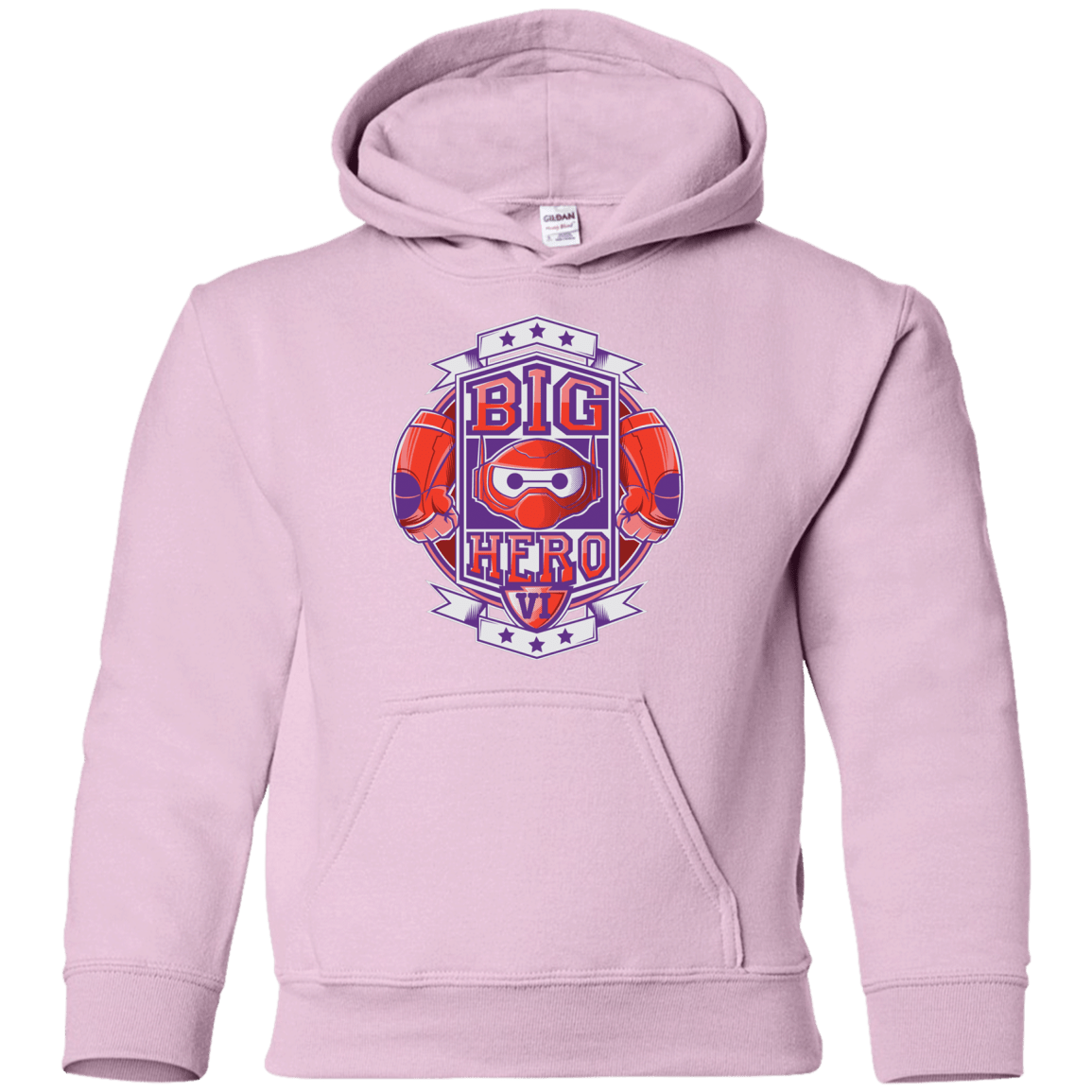 Sweatshirts Light Pink / YS BIG HERO VI BOXING Youth Hoodie