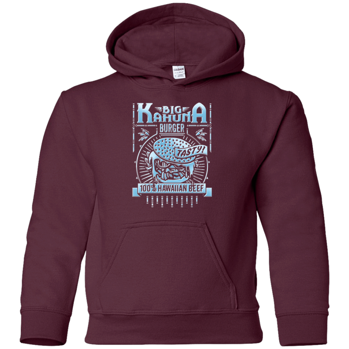 Sweatshirts Maroon / YS Big Kahuna Burger Youth Hoodie