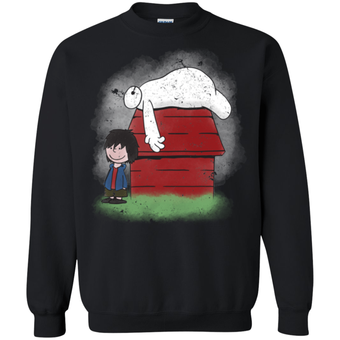 Sweatshirts Black / Small Big Peanut 6 Crewneck Sweatshirt