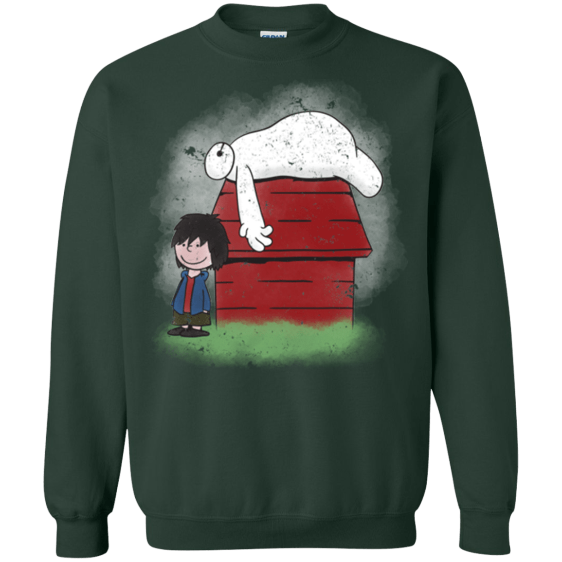 Sweatshirts Forest Green / Small Big Peanut 6 Crewneck Sweatshirt