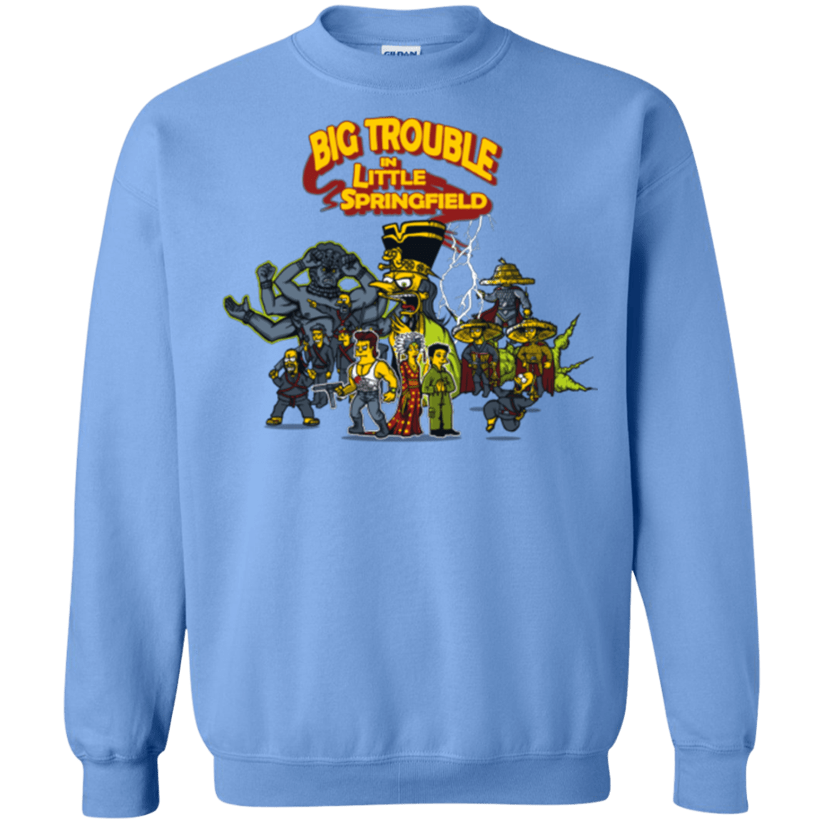 Sweatshirts Carolina Blue / S Big Trouble Crewneck Sweatshirt