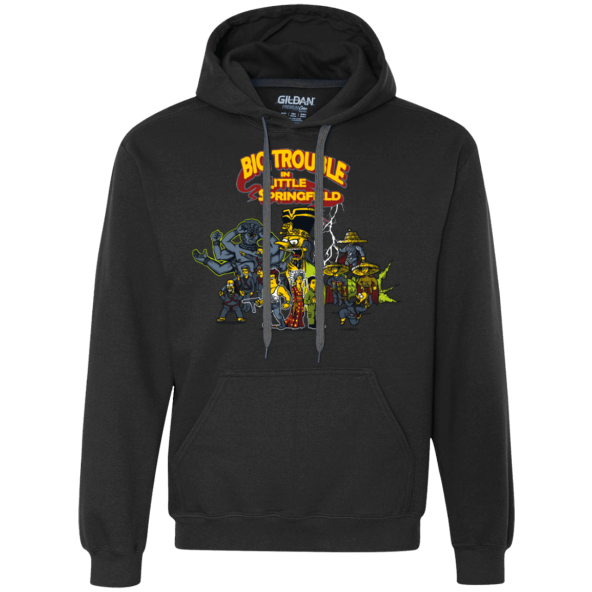 Sweatshirts Black / S Big Trouble Premium Fleece Hoodie