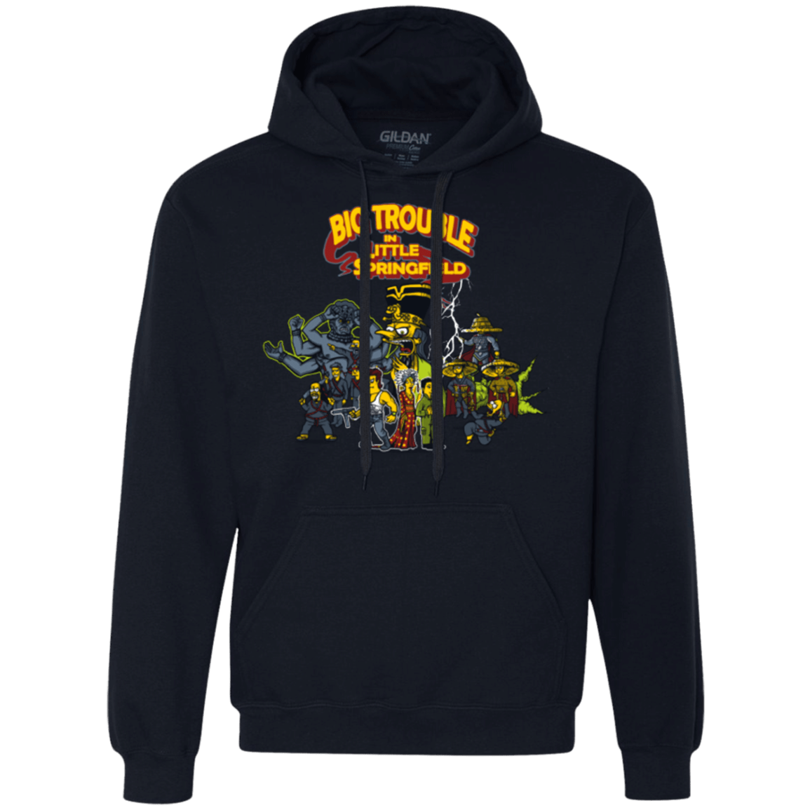 Sweatshirts Navy / S Big Trouble Premium Fleece Hoodie