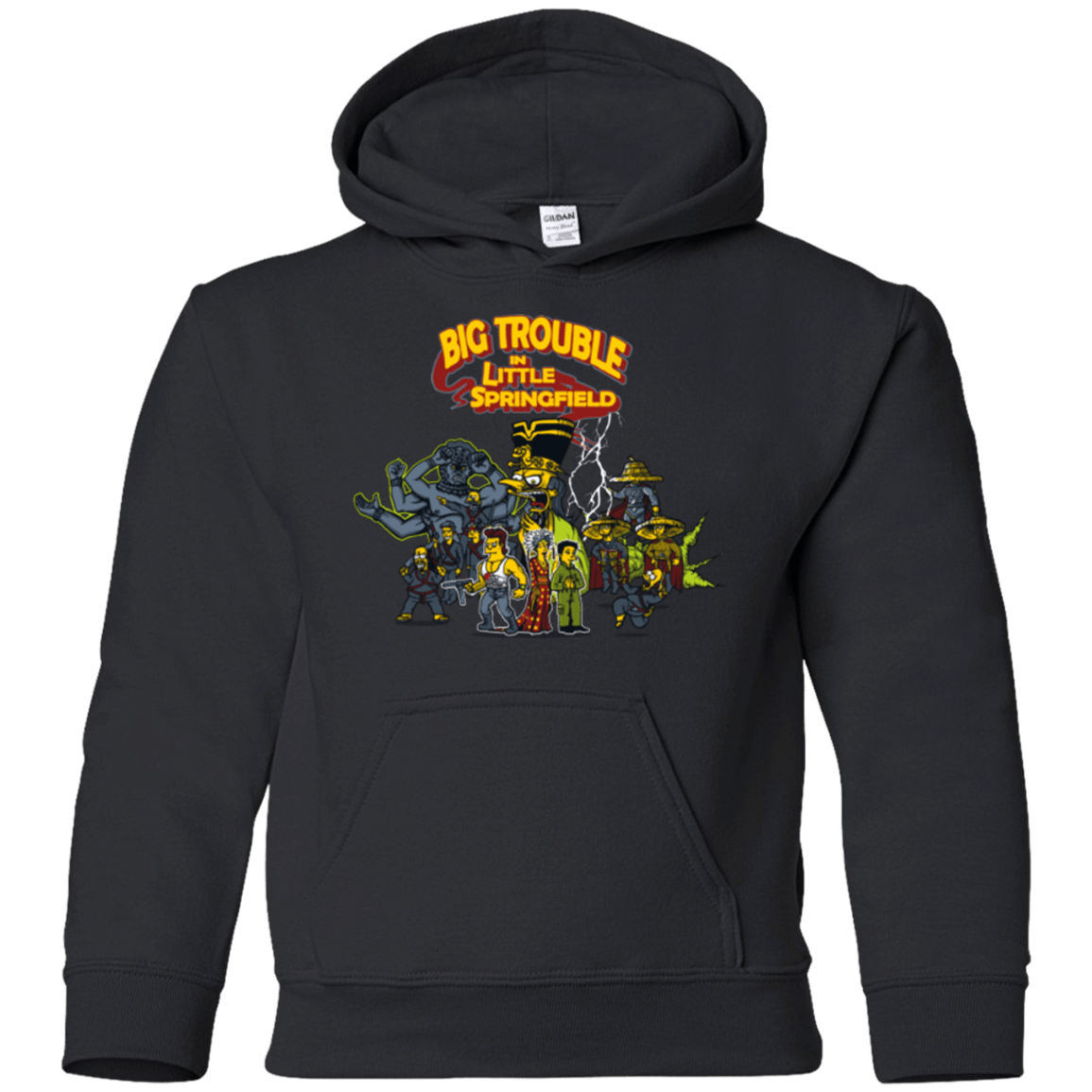 Sweatshirts Black / YS Big Trouble Youth Hoodie