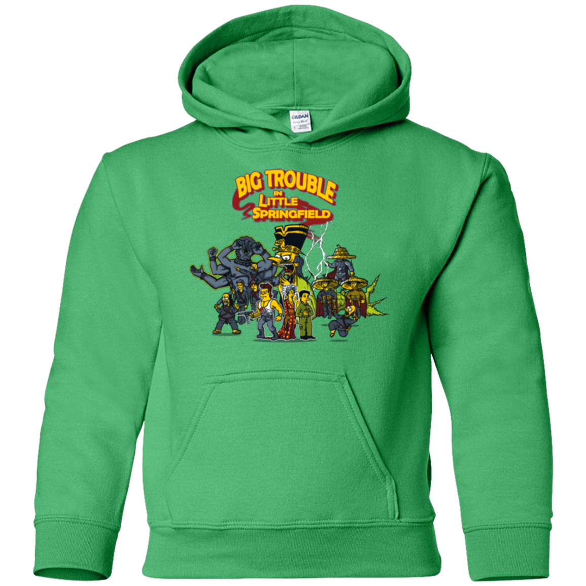 Sweatshirts Irish Green / YS Big Trouble Youth Hoodie