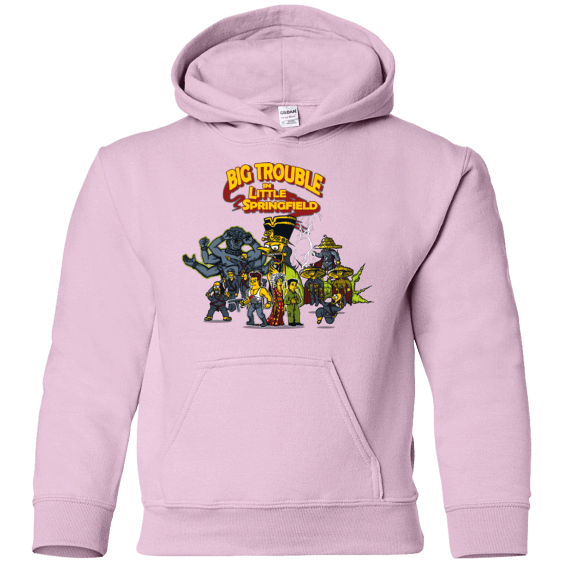 Sweatshirts Light Pink / YS Big Trouble Youth Hoodie