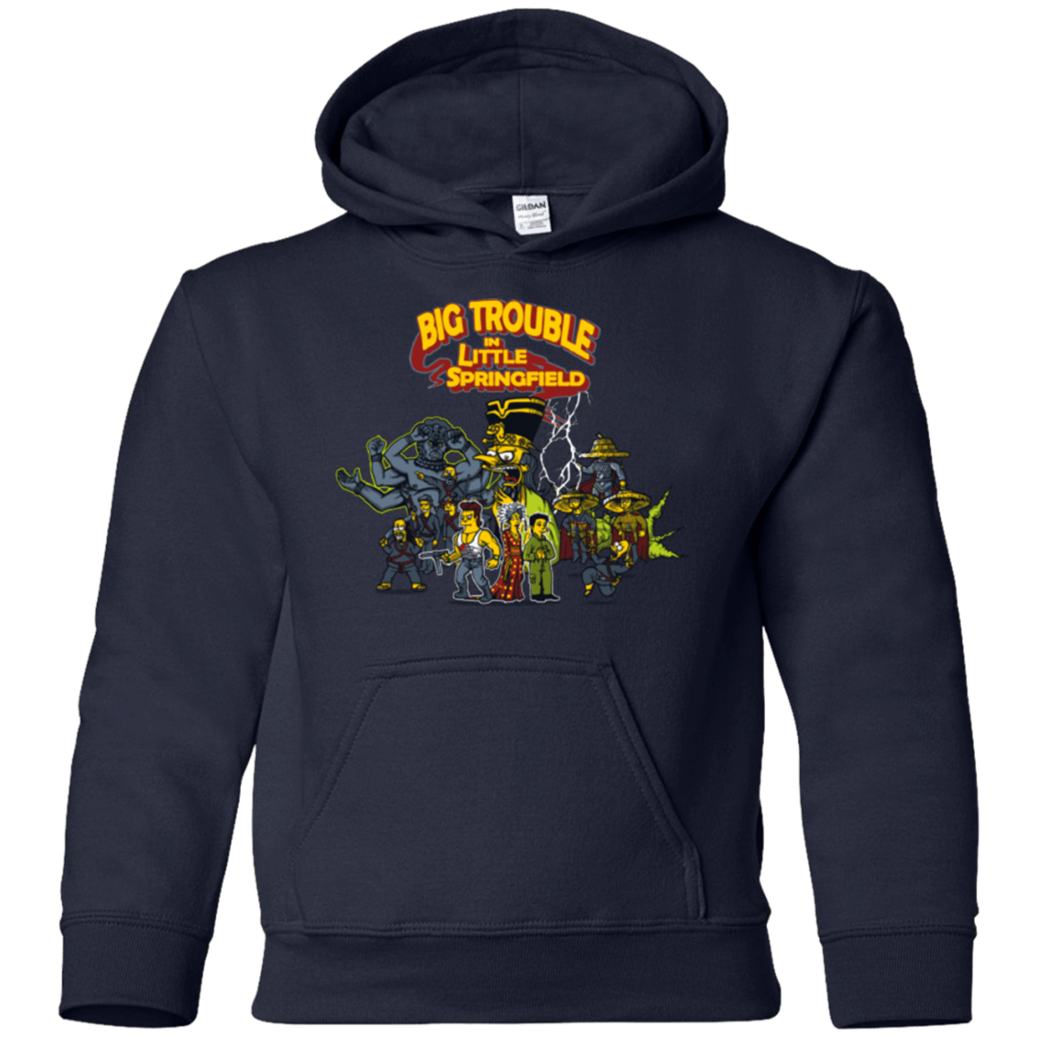 Sweatshirts Navy / YS Big Trouble Youth Hoodie