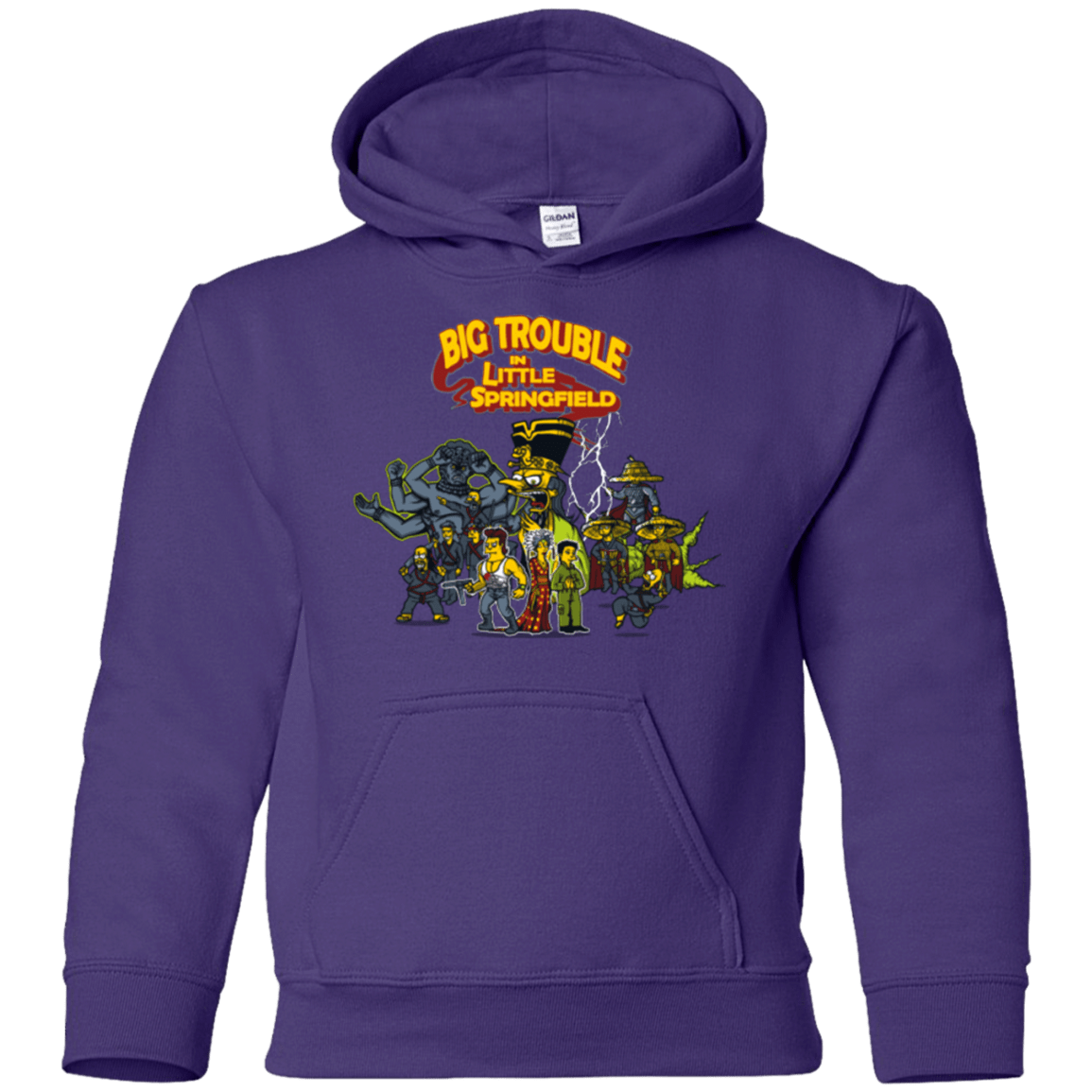 Sweatshirts Purple / YS Big Trouble Youth Hoodie