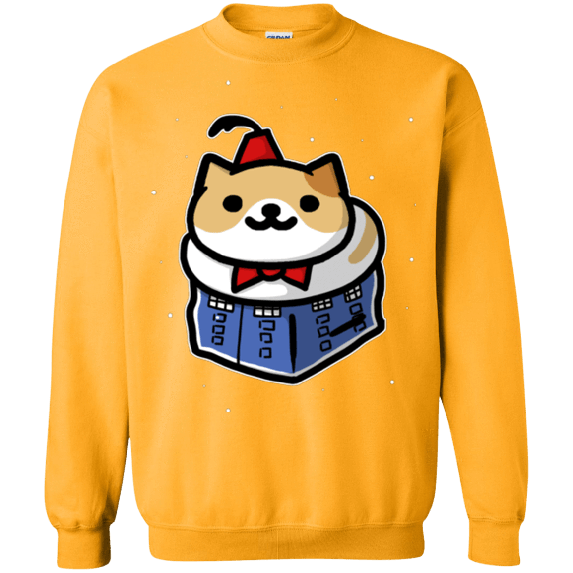 Sweatshirts Gold / Small Bigger On The Inside Crewneck Sweatshirt