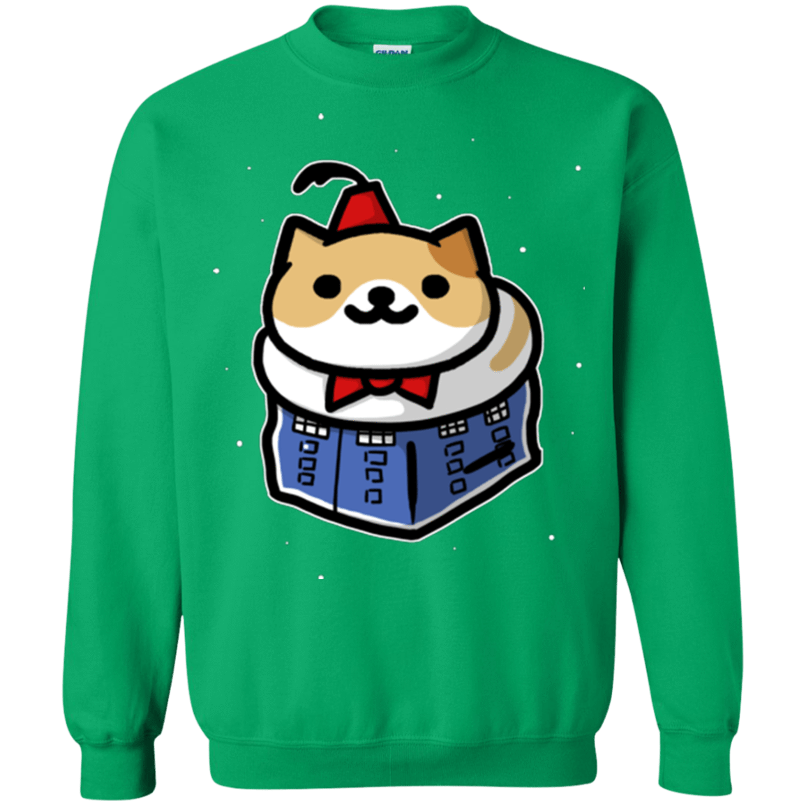 Sweatshirts Irish Green / Small Bigger On The Inside Crewneck Sweatshirt