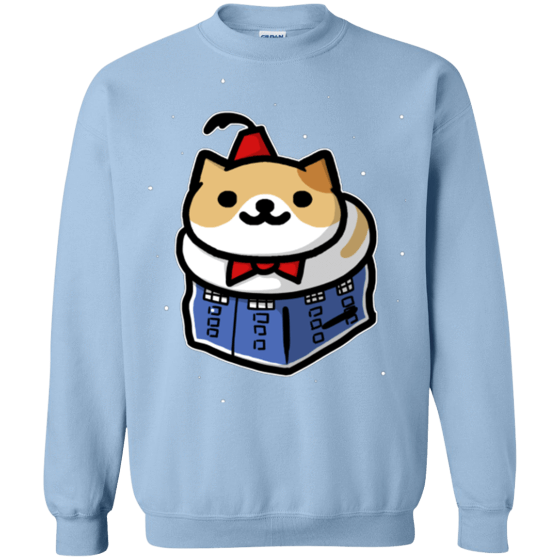 Sweatshirts Light Blue / Small Bigger On The Inside Crewneck Sweatshirt