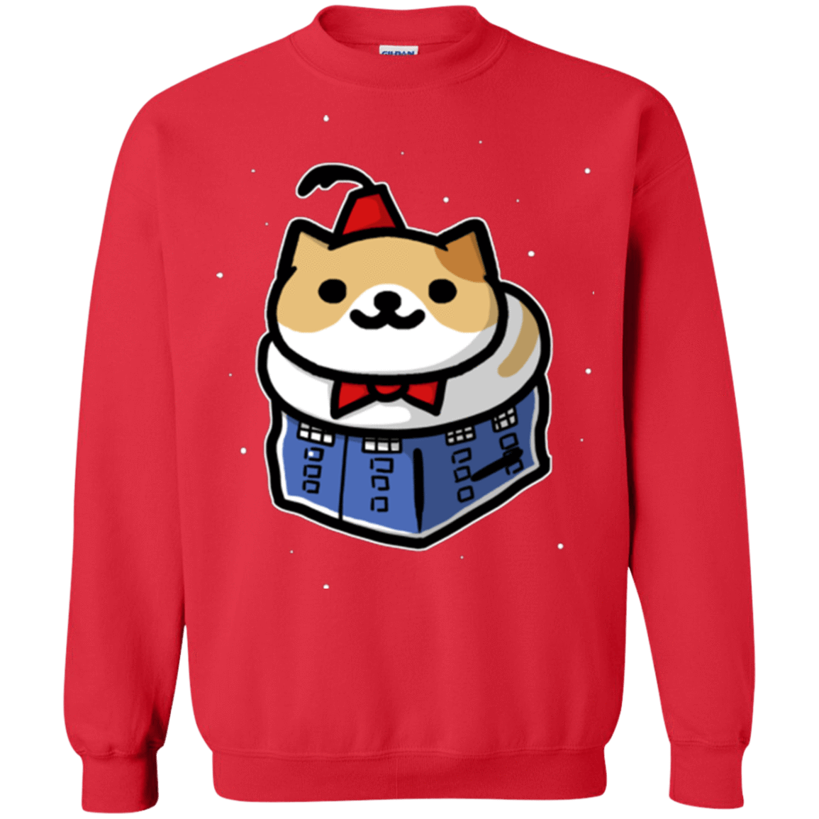 Sweatshirts Red / Small Bigger On The Inside Crewneck Sweatshirt