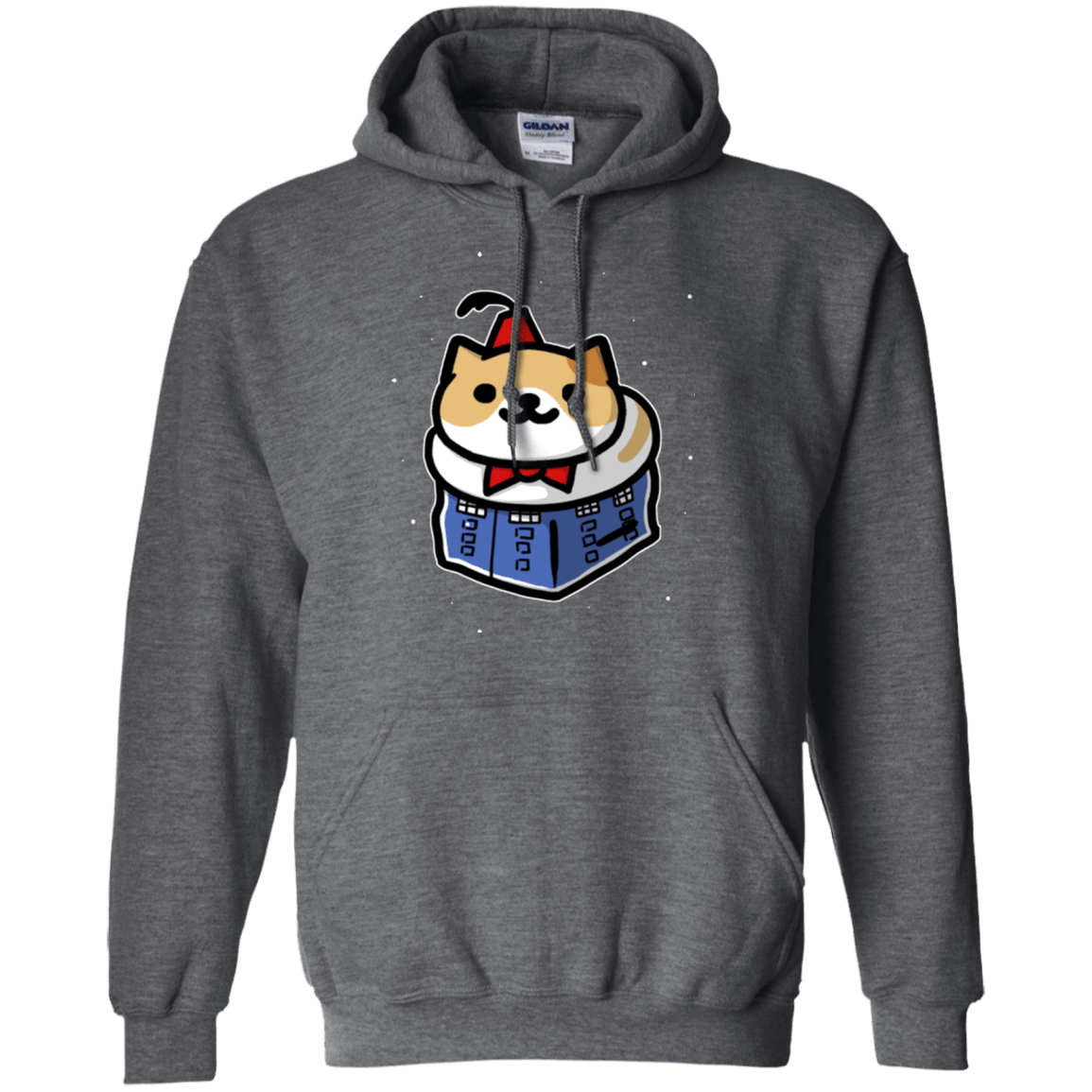 Sweatshirts Dark Heather / Small Bigger On The Inside Pullover Hoodie