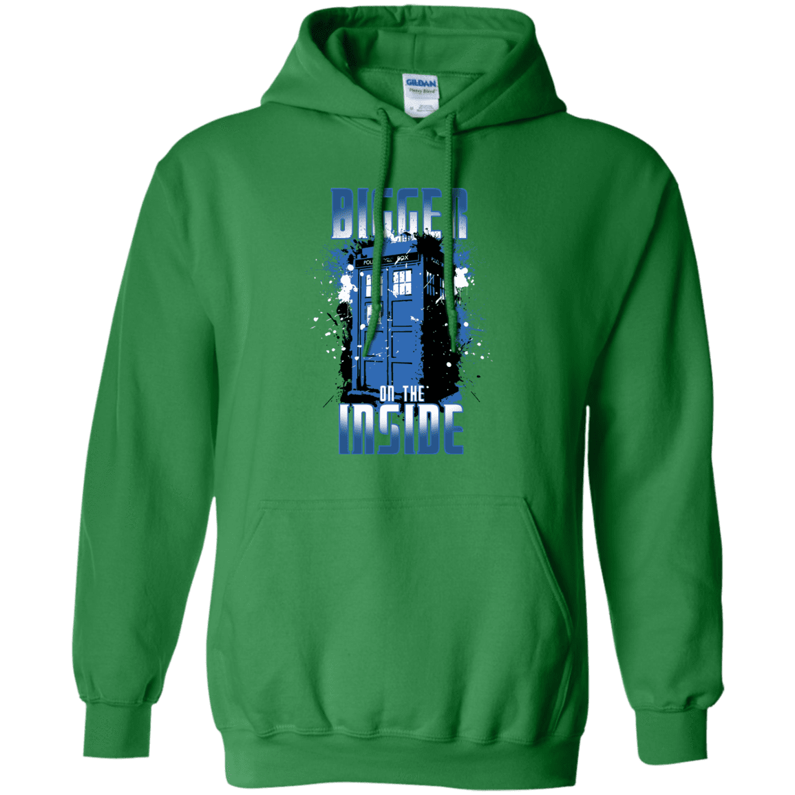 Sweatshirts Irish Green / S Bigger on the Inside Pullover Hoodie