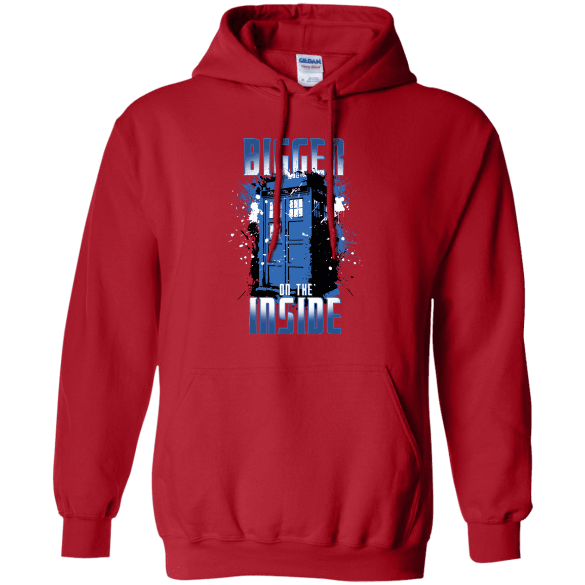 Sweatshirts Red / S Bigger on the Inside Pullover Hoodie