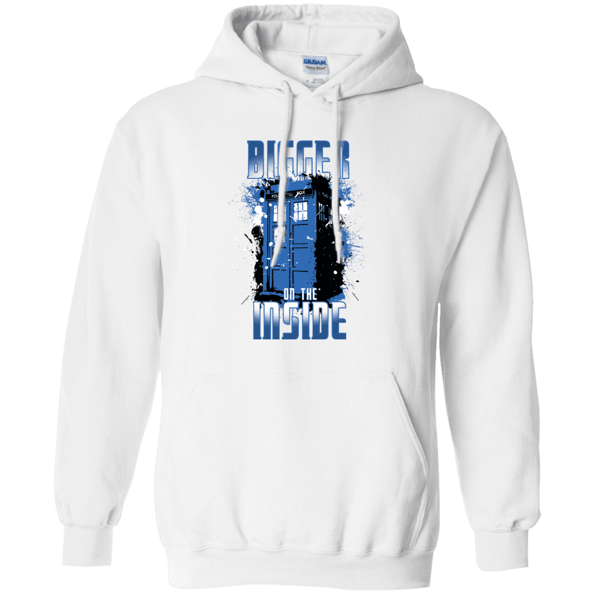 Sweatshirts White / S Bigger on the Inside Pullover Hoodie