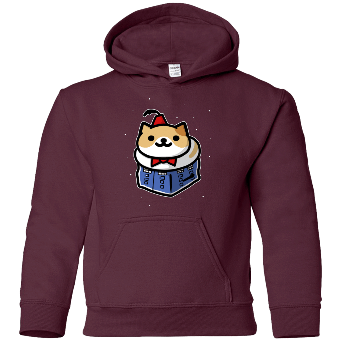 Sweatshirts Maroon / YS Bigger On The Inside Youth Hoodie