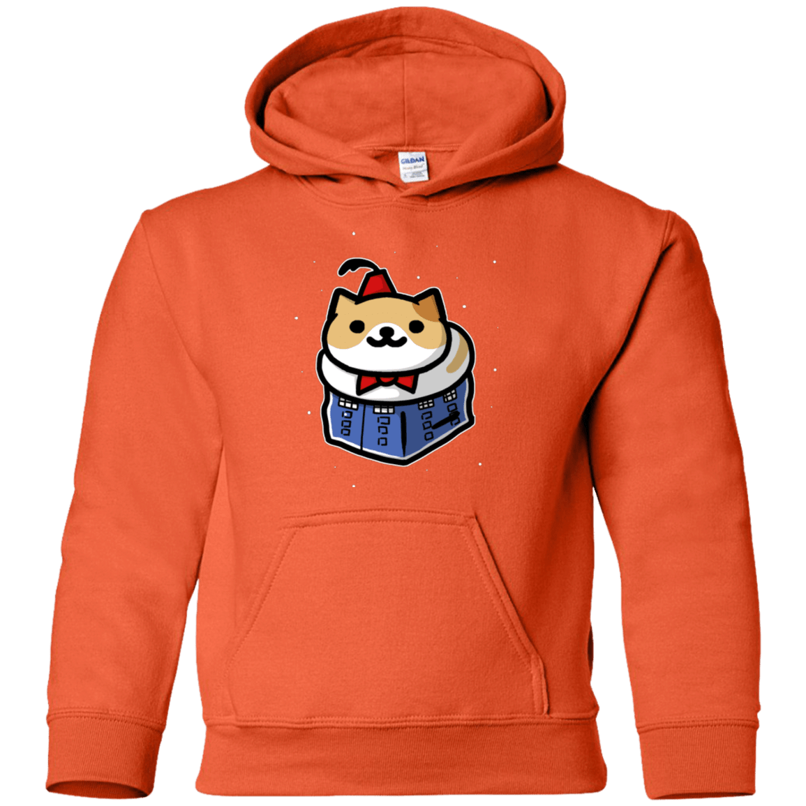Sweatshirts Orange / YS Bigger On The Inside Youth Hoodie