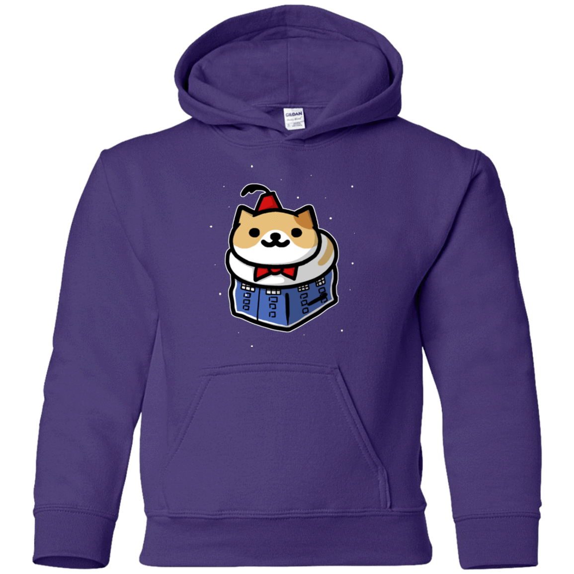Sweatshirts Purple / YS Bigger On The Inside Youth Hoodie