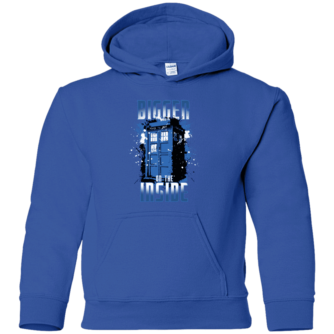 Sweatshirts Royal / YS Bigger on the Inside Youth Hoodie