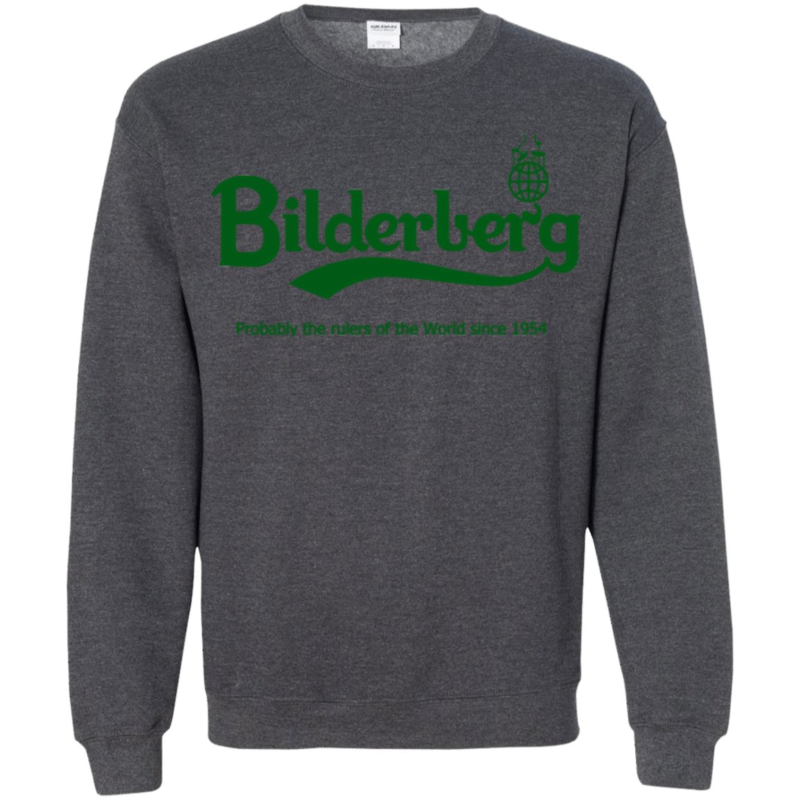 Sweatshirts Dark Heather / Small Bilderberg Crewneck Sweatshirt