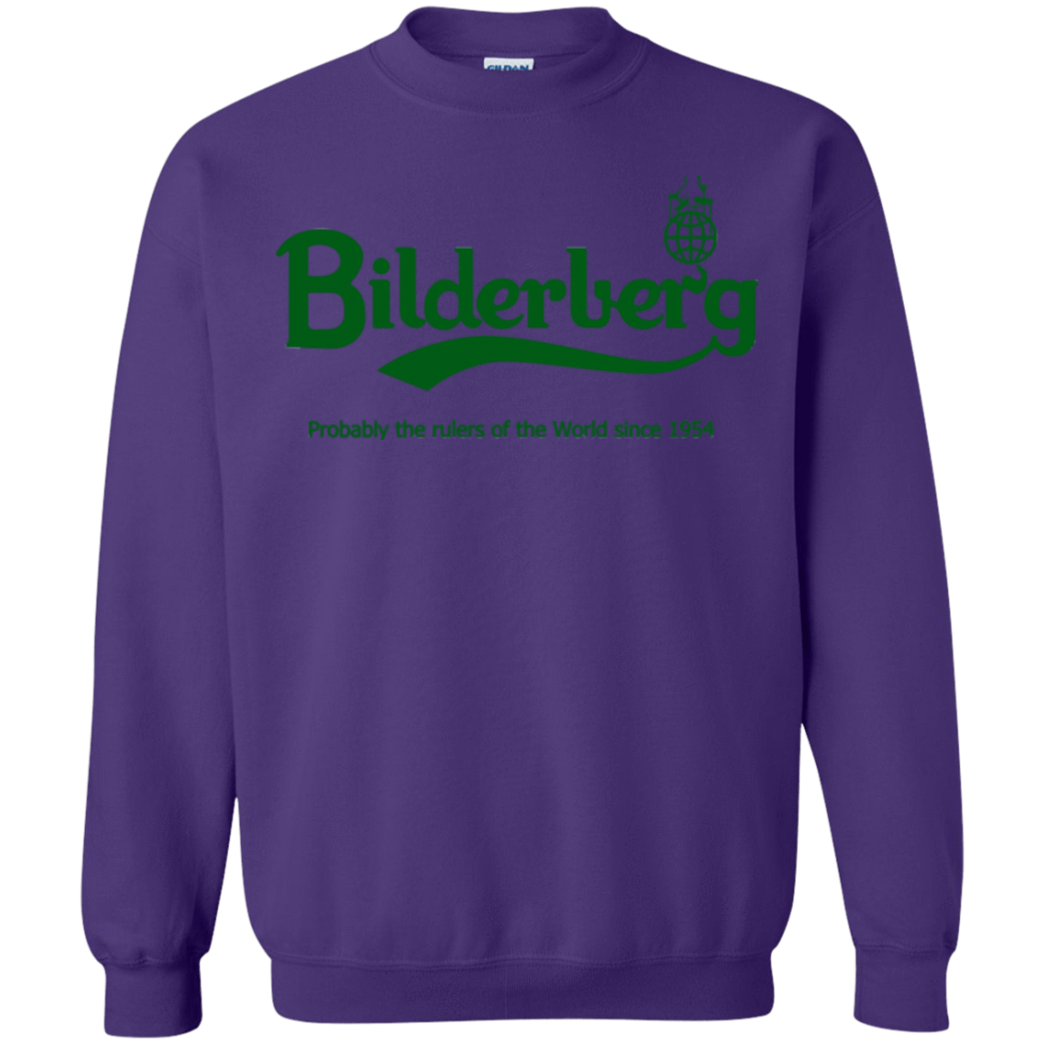 Sweatshirts Purple / Small Bilderberg Crewneck Sweatshirt