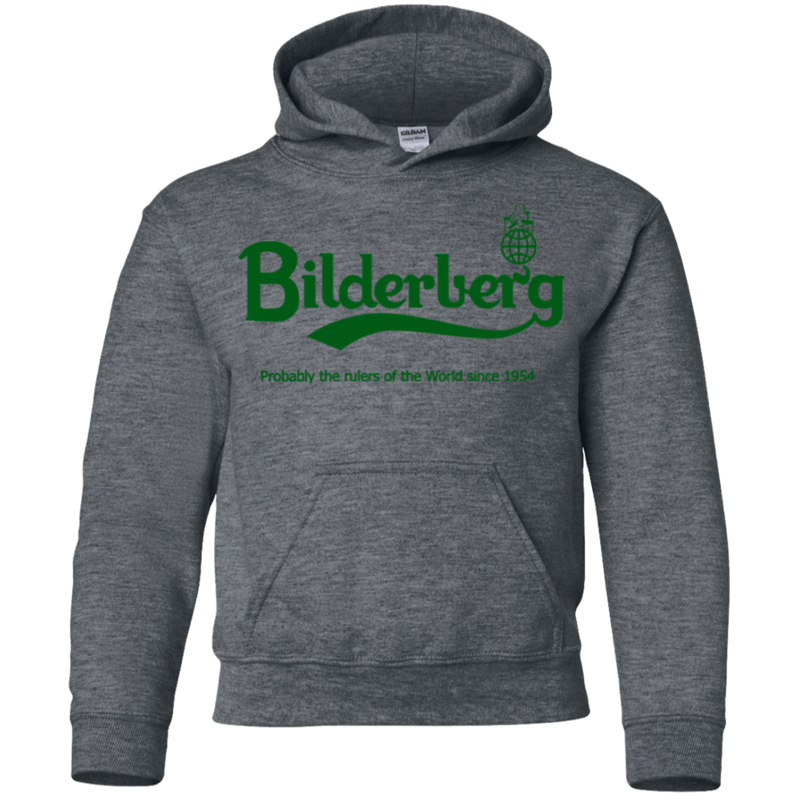 Sweatshirts Dark Heather / YS Bilderberg Youth Hoodie