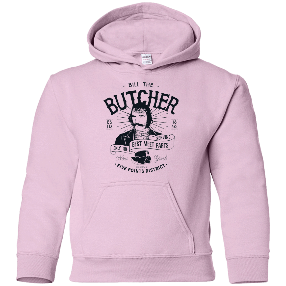 Sweatshirts Light Pink / YS Bill The Butcher Youth Hoodie