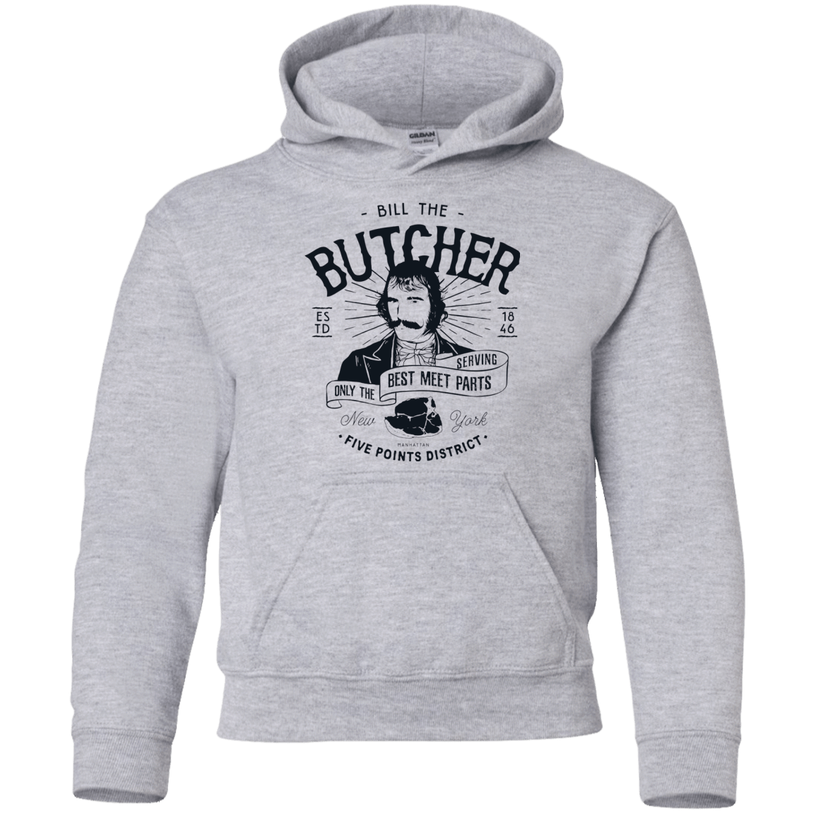 Sweatshirts Sport Grey / YS Bill The Butcher Youth Hoodie