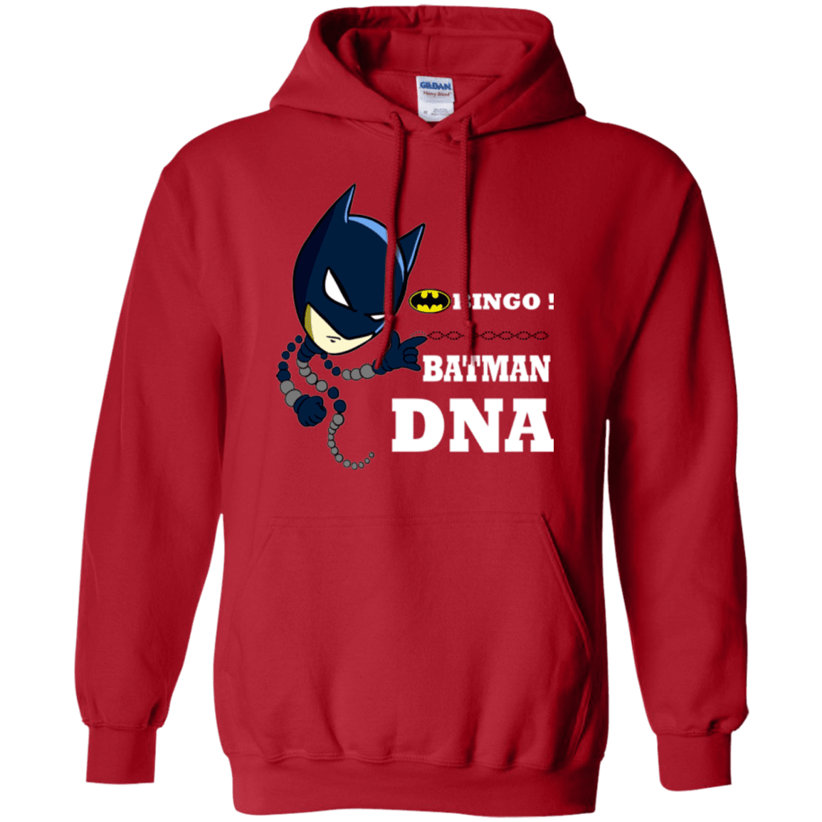 Sweatshirts Red / Small Bingo Batman Pullover Hoodie