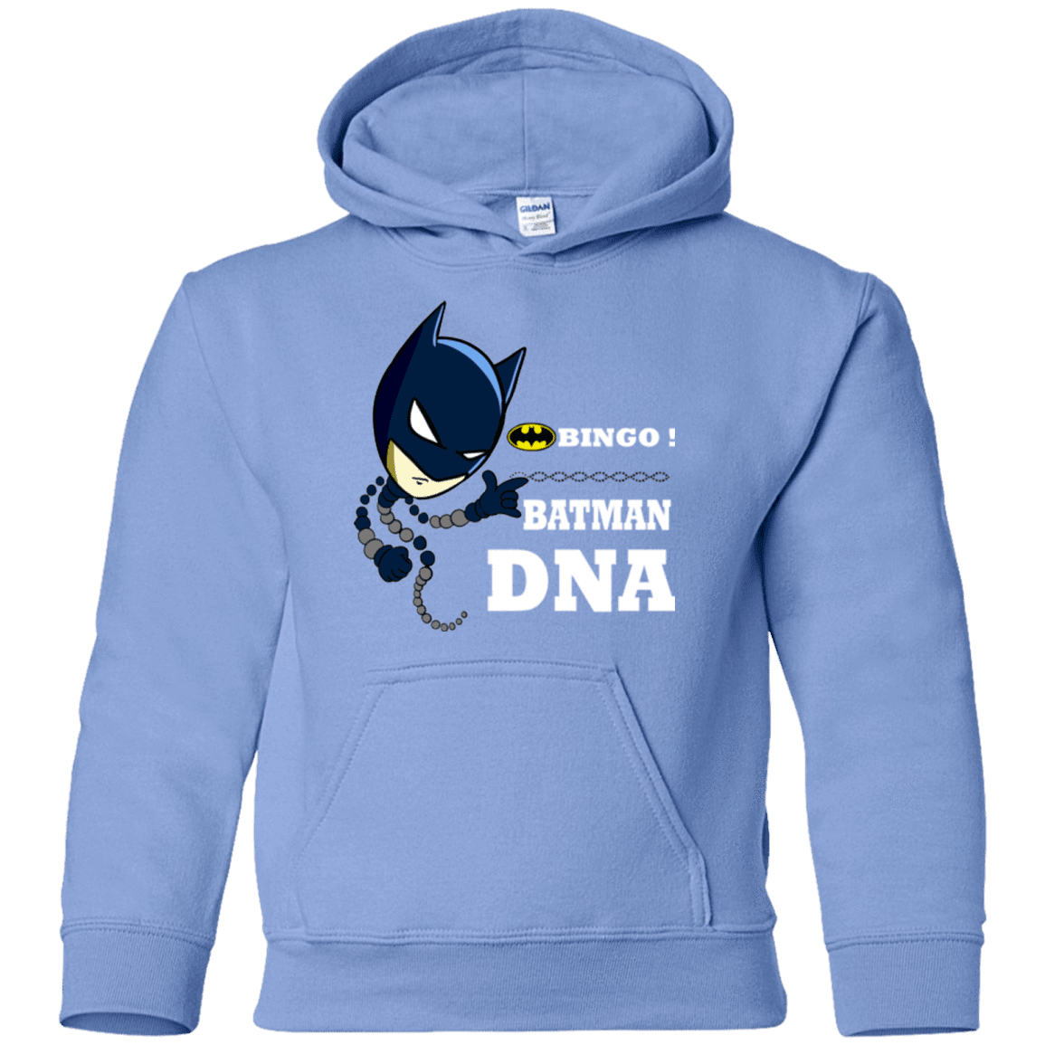 Sweatshirts Carolina Blue / YS Bingo Batman Youth Hoodie
